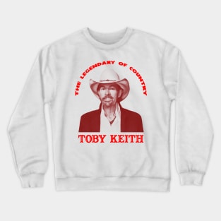 toby keith visual art Crewneck Sweatshirt